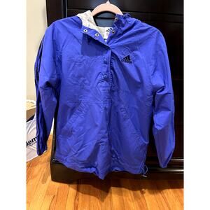 Adidas Lined Size Small Unisex Windbreaker/Rain Jacket